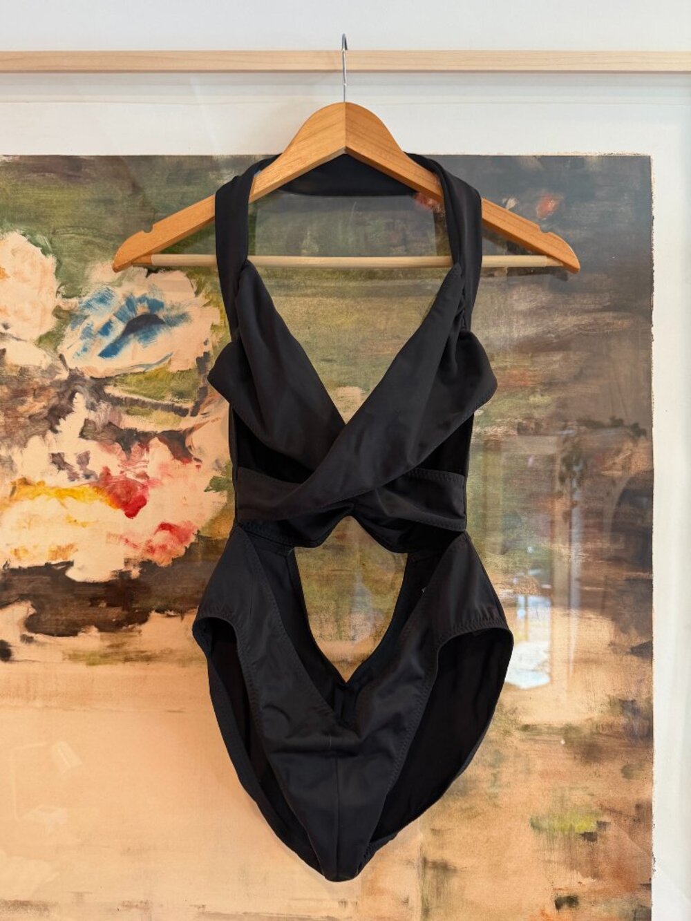 Norma Kamali cutout halterneck swimsuit